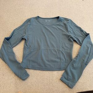 Aritzia Teal Long Sleeve Top
